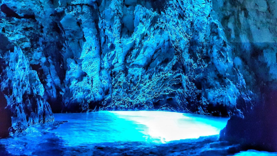 Admire the Blue Cave, Croatia