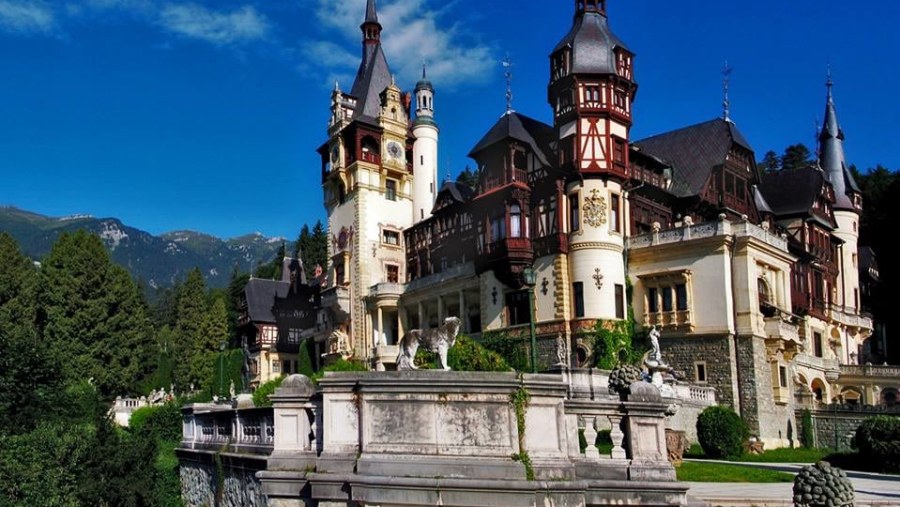 Peles Castle In Sinaia, Romania