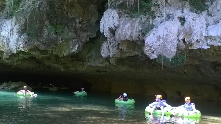 Cave tubing 