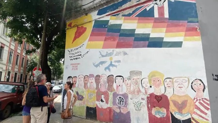 Murals at Barracas and La Boca, Buenos Aires, Argentina