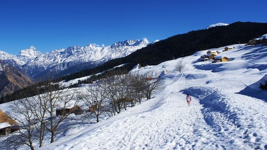 Scenic views of Auli