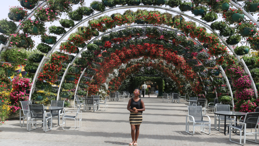 The famed Floral Arch