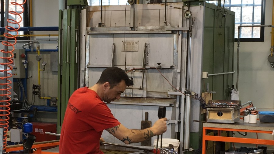 Murano glass making