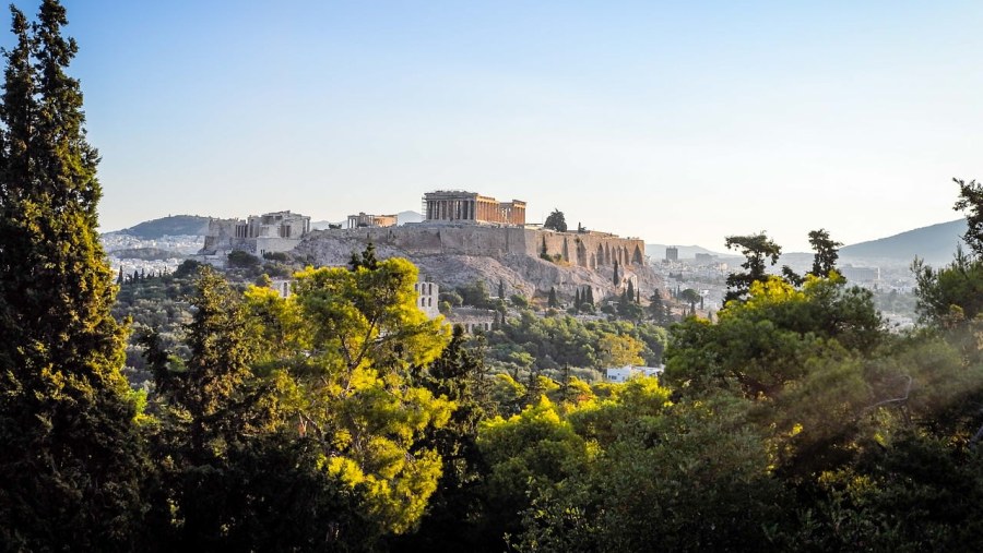 Enjoy the view of the Acropolis