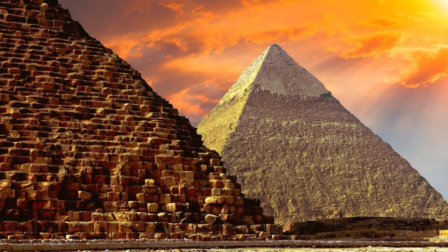 Giza Pyramids in Egypt