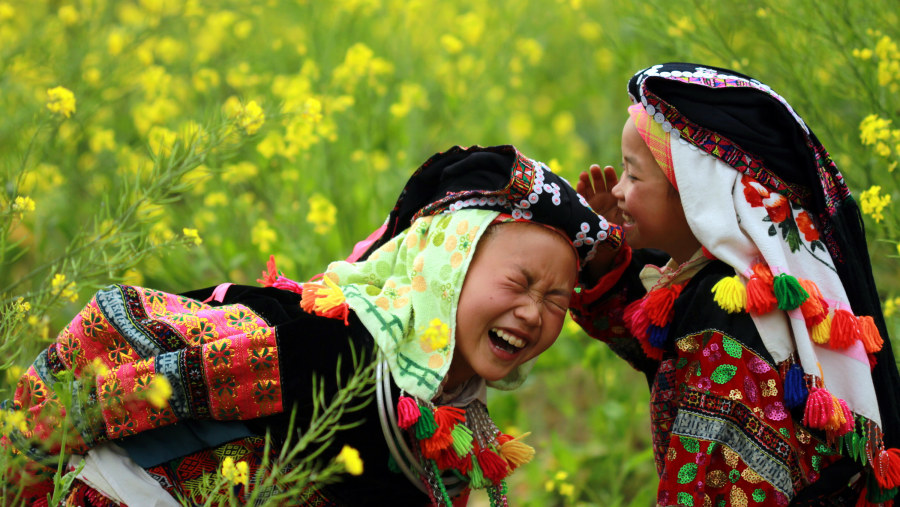 Local children playing