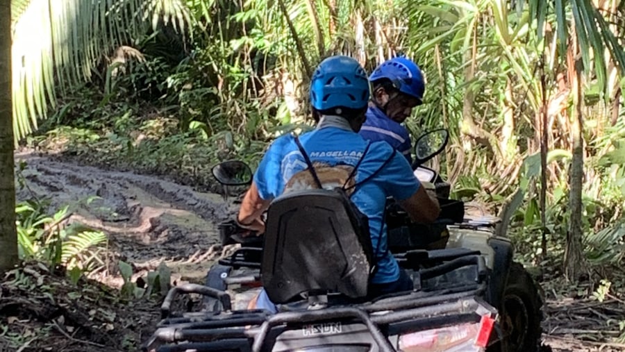 Travellers in Altun Ha