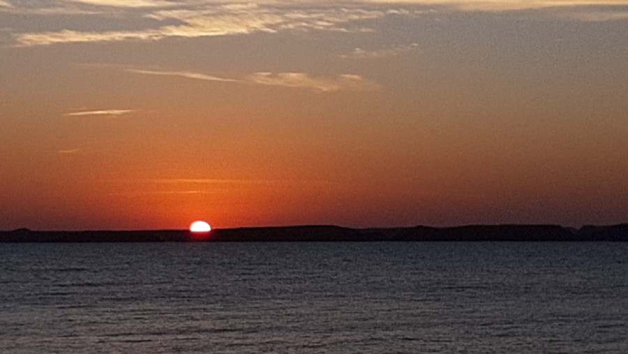 Sunset at Abu simbel temple