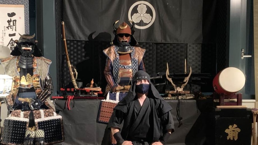 Travelers in a Ninja dojo