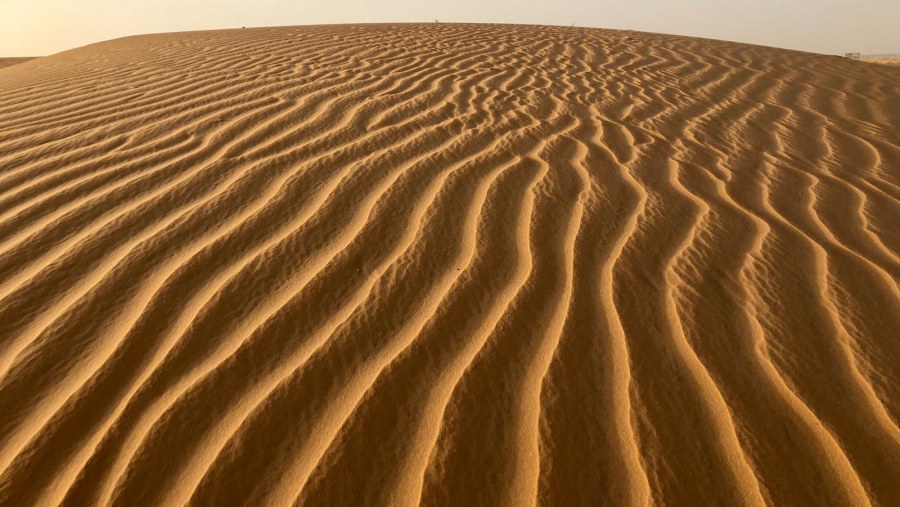 Sand dunes near the Nouakchott city