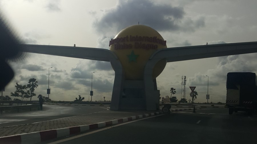 New airport main entrance