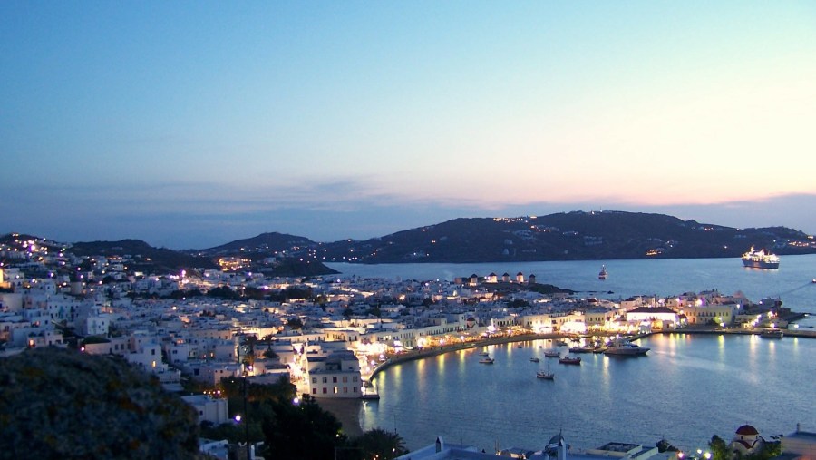 Mykonos Aerial View