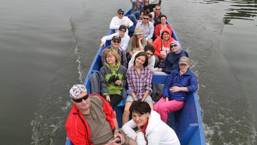 Enjoy a boat ride along the White River Nile