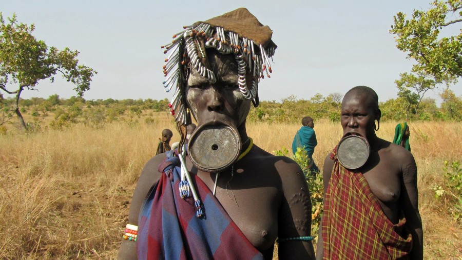 Mursi Tribal People