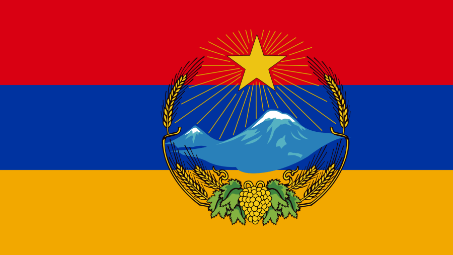 Flag of Armenian Soviet Republic (1922-1991)