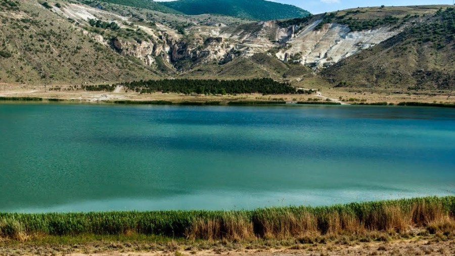 Marvel at the clear water of the Nar Lake