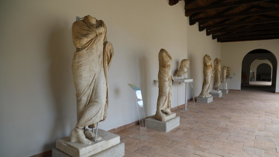 Excavated Statues at the Museum,