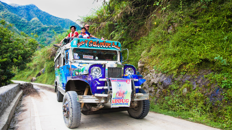 local jeep in Banaue Village