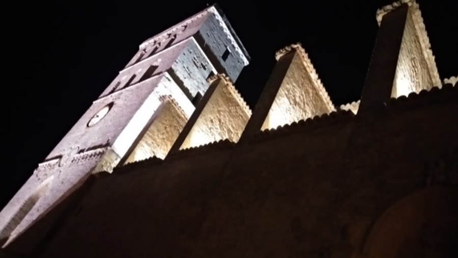 Ibizan Cathedral By Night
