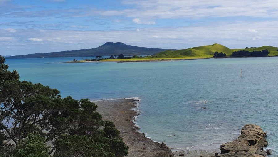 View of Rangitoto Island from Howick Musick Point