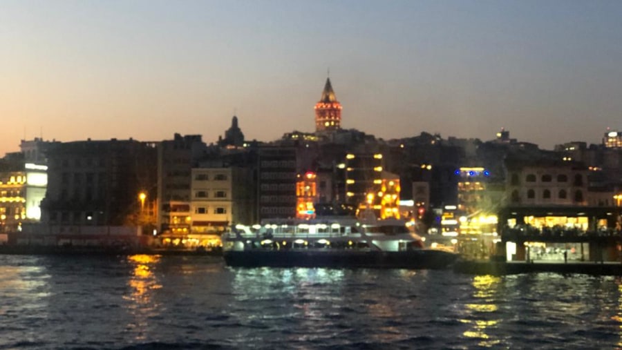 Night view of Istanbul