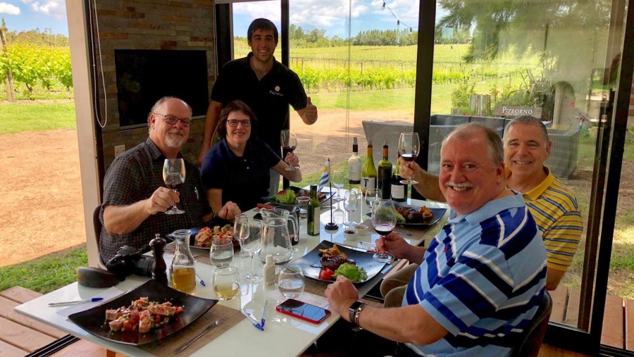 Wine Paired Lunch outside Montevideo