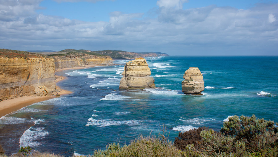 Rock formations of the Port Campbell