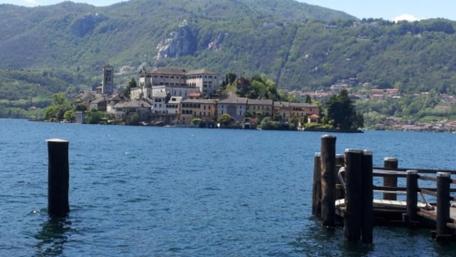 Isola San Giulio In Lake Orta