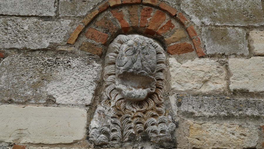 See ancient stone carving in Apollonia