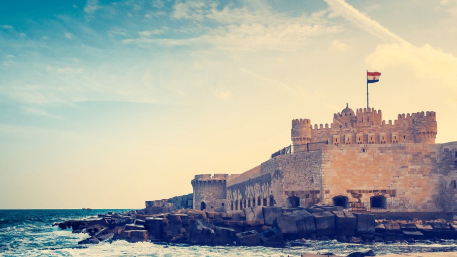 Qaitbay Citadel by the Mediterranean Sea