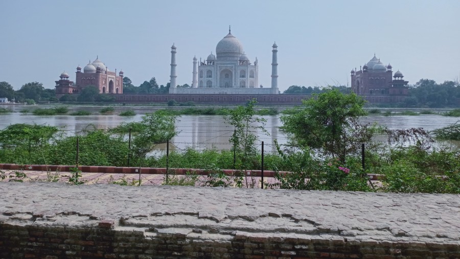 Taj Mahal Agra from Backside