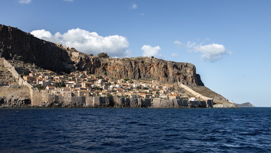Monemvasia with its endless view of the Myrtoan Sea