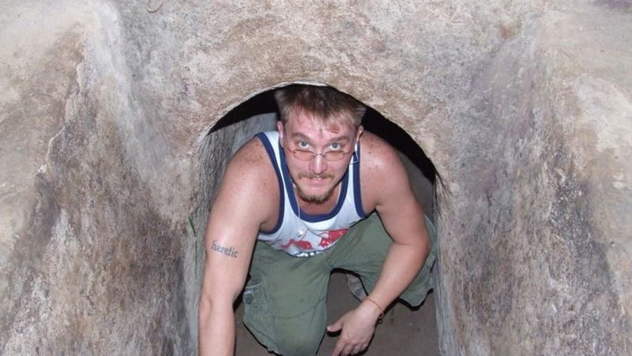 Crawl through Cu Chi tunnels