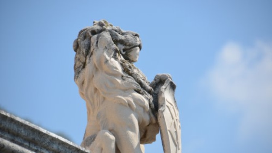 Lion statue