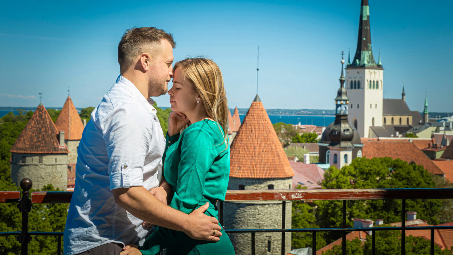 Photoshoot in Tallinn Old Town, Estonia