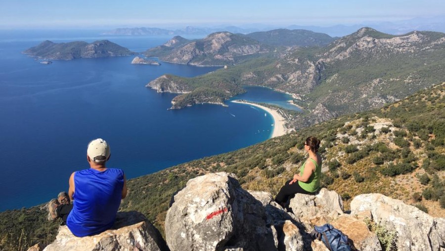 Death sea lagoon and Butterfly Valley on Lycian way 