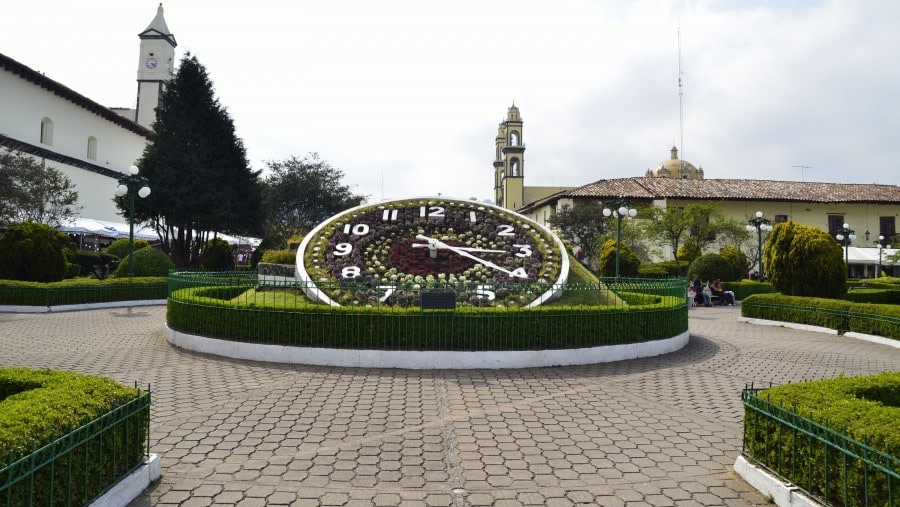 Reloj Floral Zacatlán