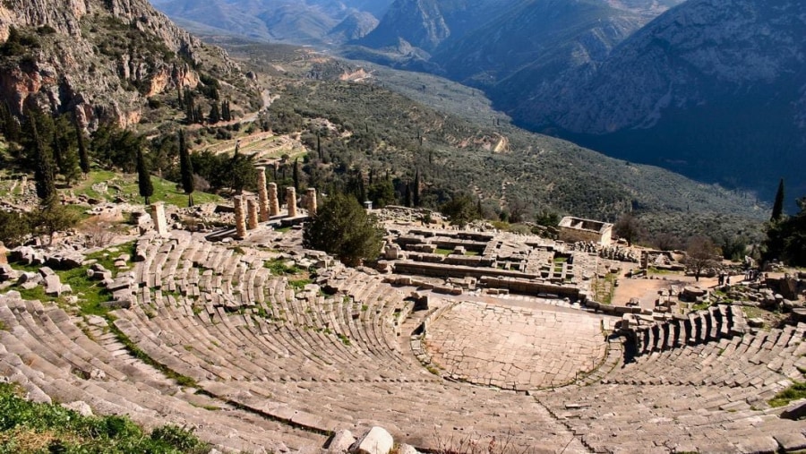 The Ancient Theater of Delphi