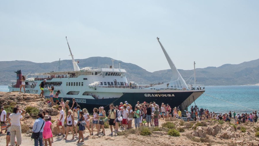 Ferry to Balos Lake