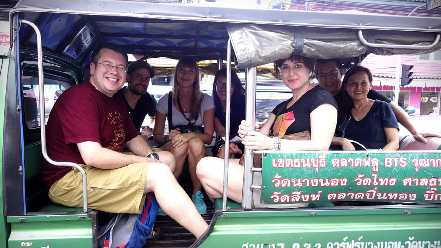 Ride on a Tuk Tuk in Thonburi