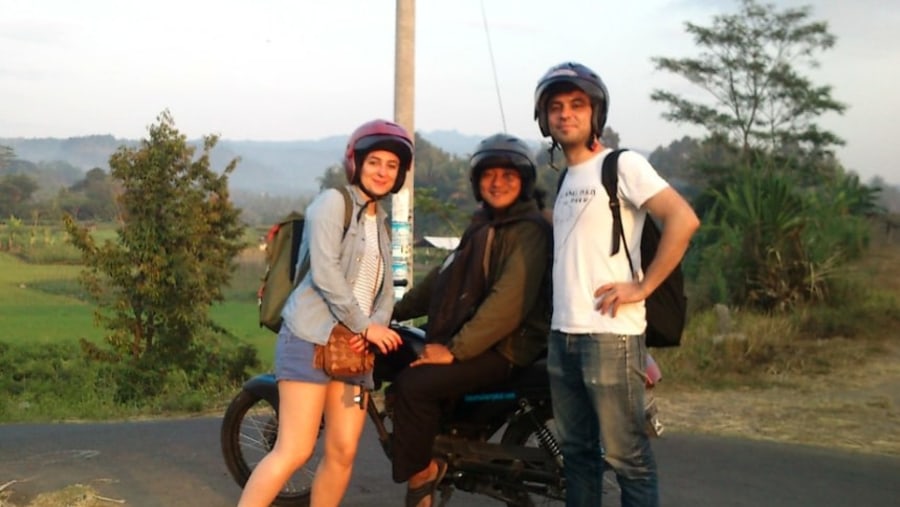 Motorbike Ride in the Outskirts of Yogyakarta