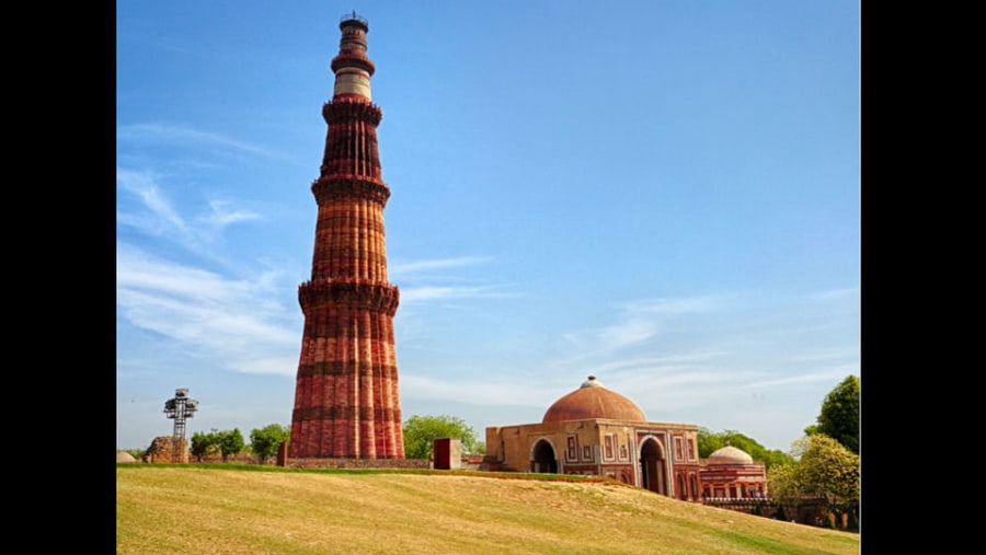 Qutub Minar in Delhi, India