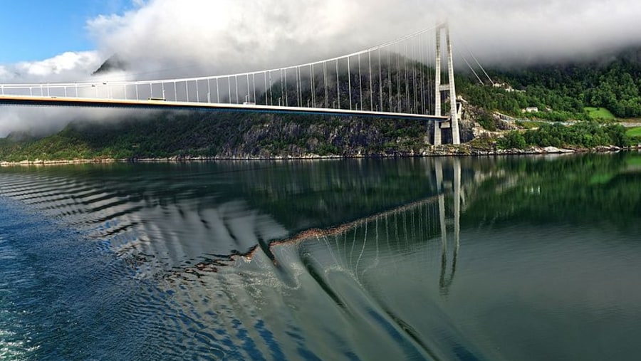 View the Hardanger Bridge
