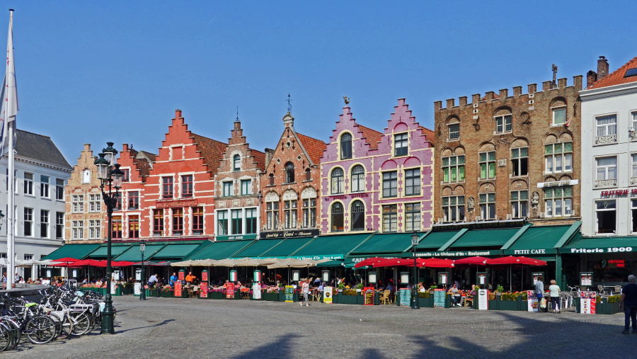 Large Market Gabled Houses