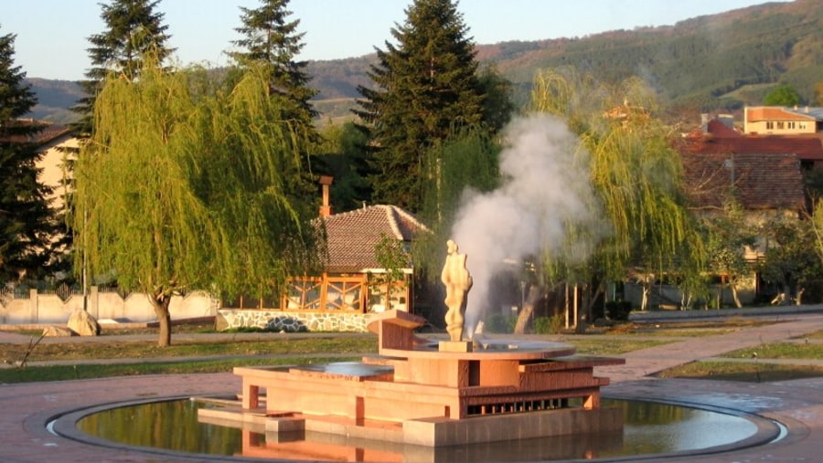 Sapareva Banya with the geyser