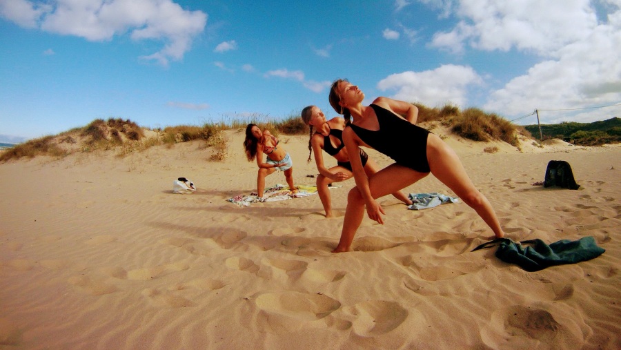 Yoga in the Sand