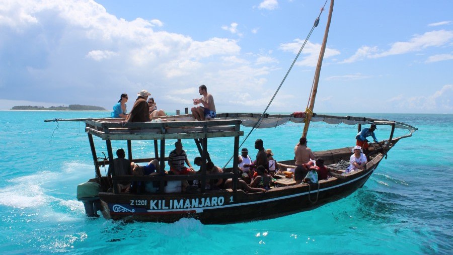 Boat ride in Zanzibar