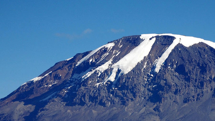 Snow-clad mountains of Mt Kili