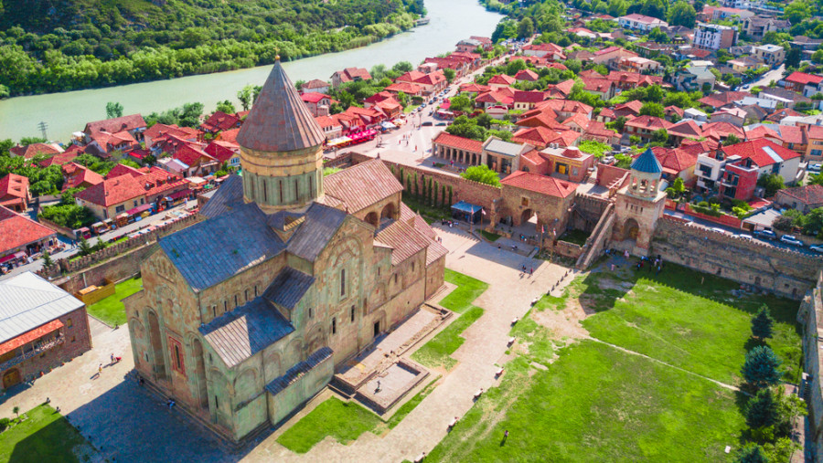 See the Svetitskhoveli Cathedral