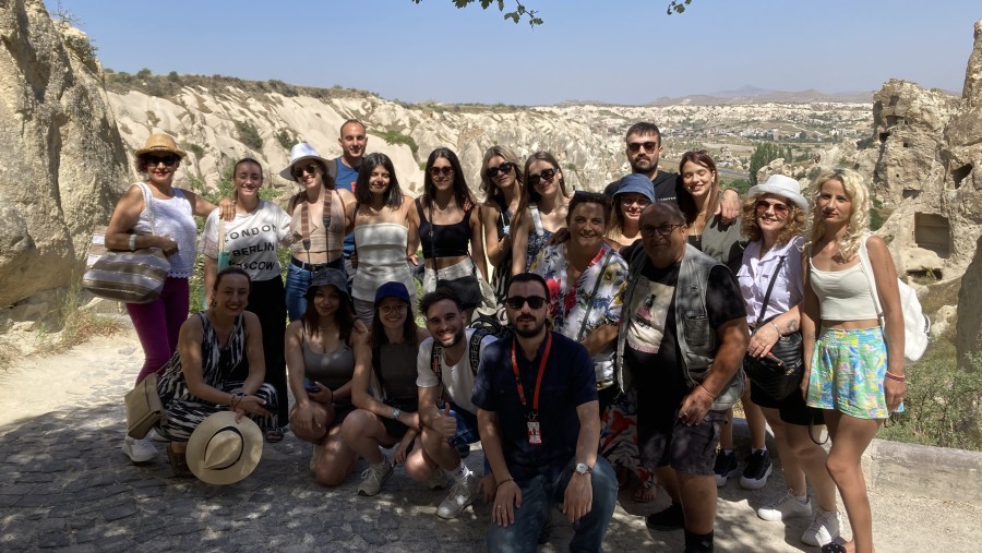 Travelers in Cappadocia